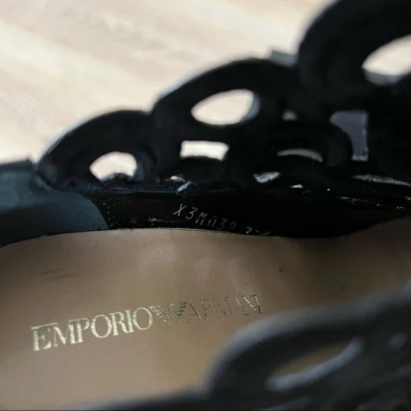 Giorgio Armani black suede booties - Picture 11 of 11